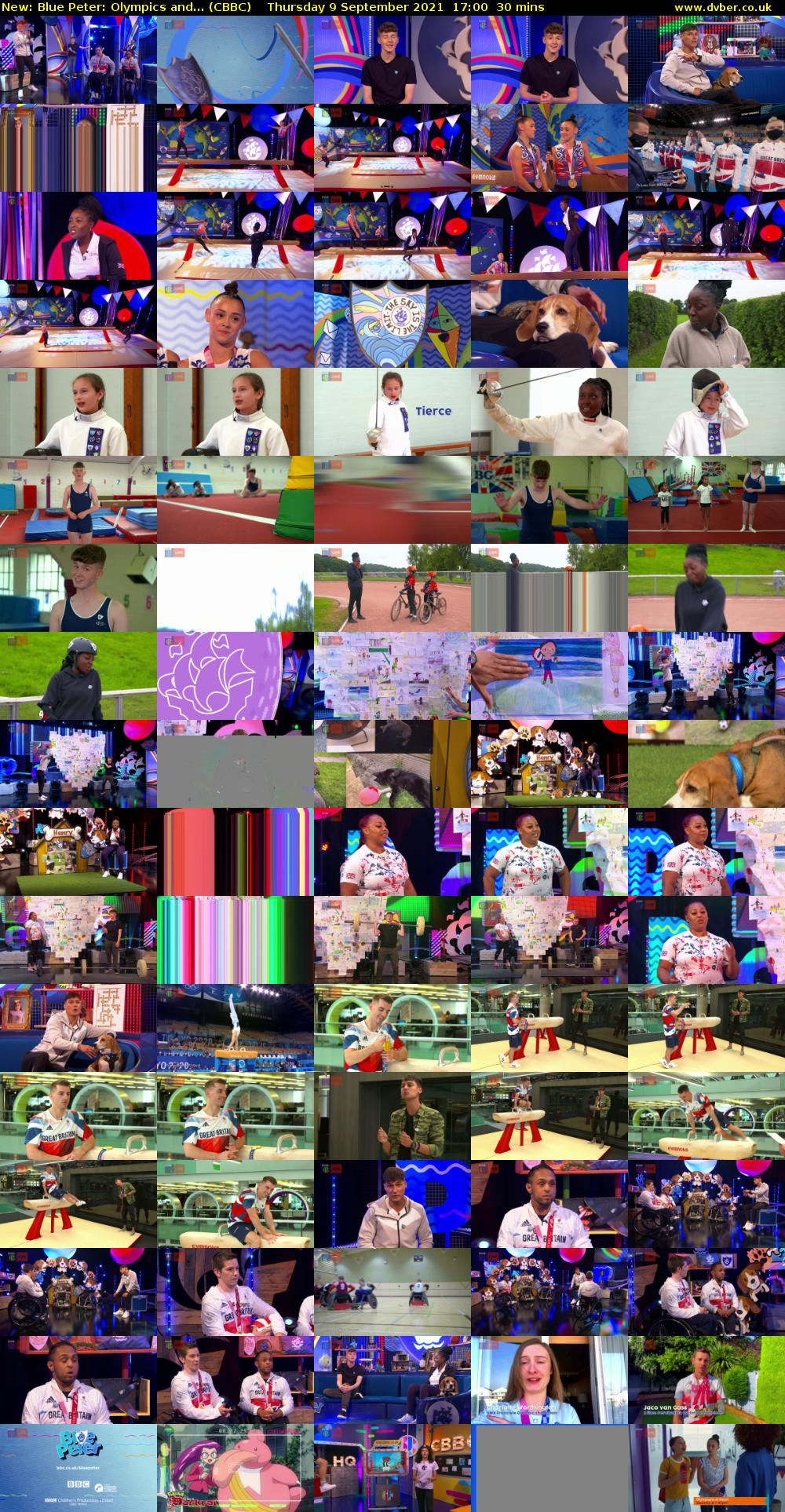Blue Peter: Olympics and... (CBBC) Thursday 9 September 2021 17:00 - 17:30