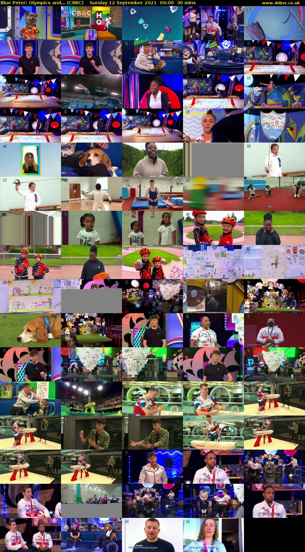 Blue Peter: Olympics and... (CBBC) Sunday 12 September 2021 09:00 - 09:30