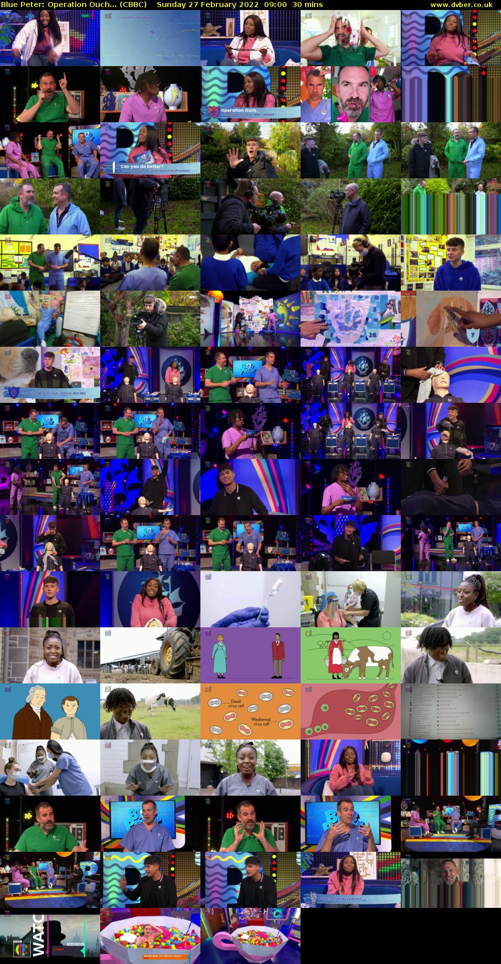 Blue Peter: Operation Ouch... (CBBC) Sunday 27 February 2022 09:00 - 09:30