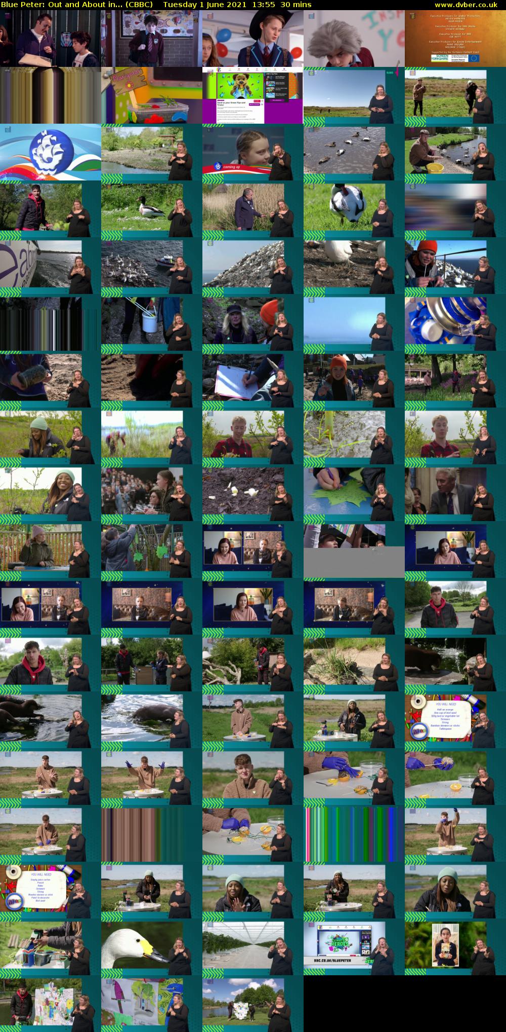 Blue Peter: Out and About in... (CBBC) Tuesday 1 June 2021 13:55 - 14:25
