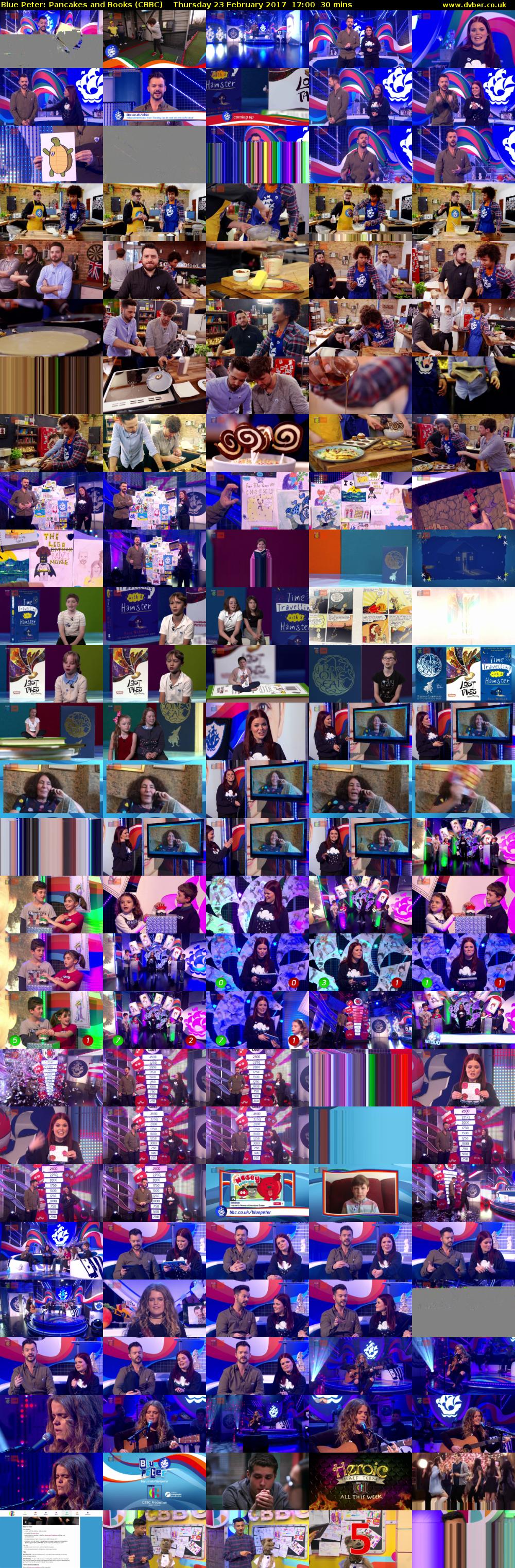 Blue Peter: Pancakes and Books (CBBC) Thursday 23 February 2017 17:00 - 17:30