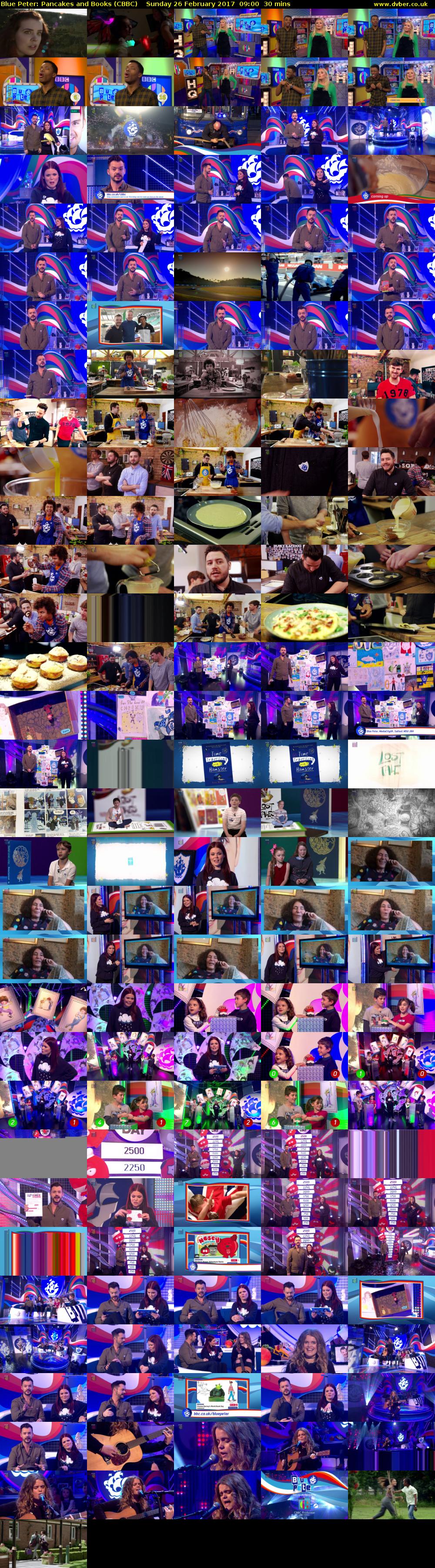 Blue Peter: Pancakes and Books (CBBC) Sunday 26 February 2017 09:00 - 09:30