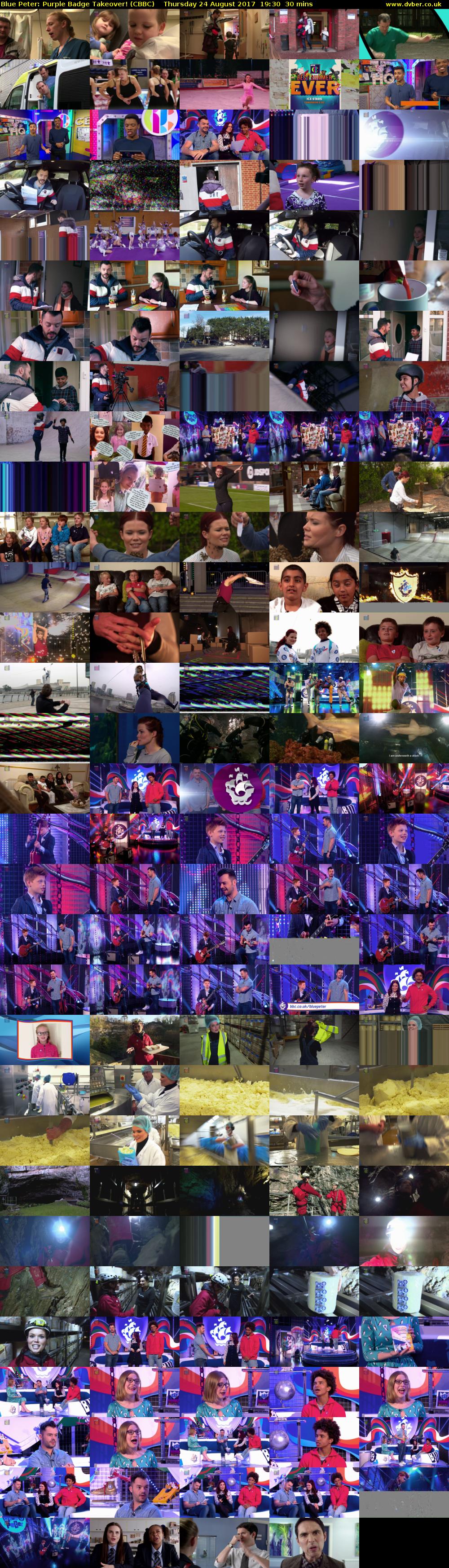 Blue Peter: Purple Badge Takeover! (CBBC) Thursday 24 August 2017 19:30 - 20:00