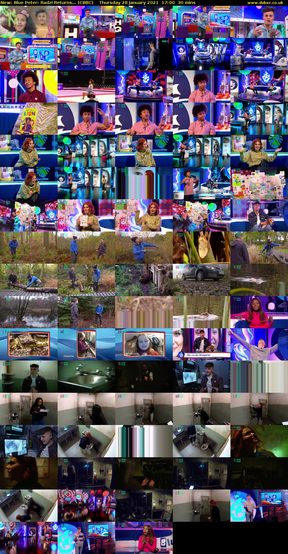 Blue Peter: Radzi Returns... (CBBC) Thursday 28 January 2021 17:00 - 17:30