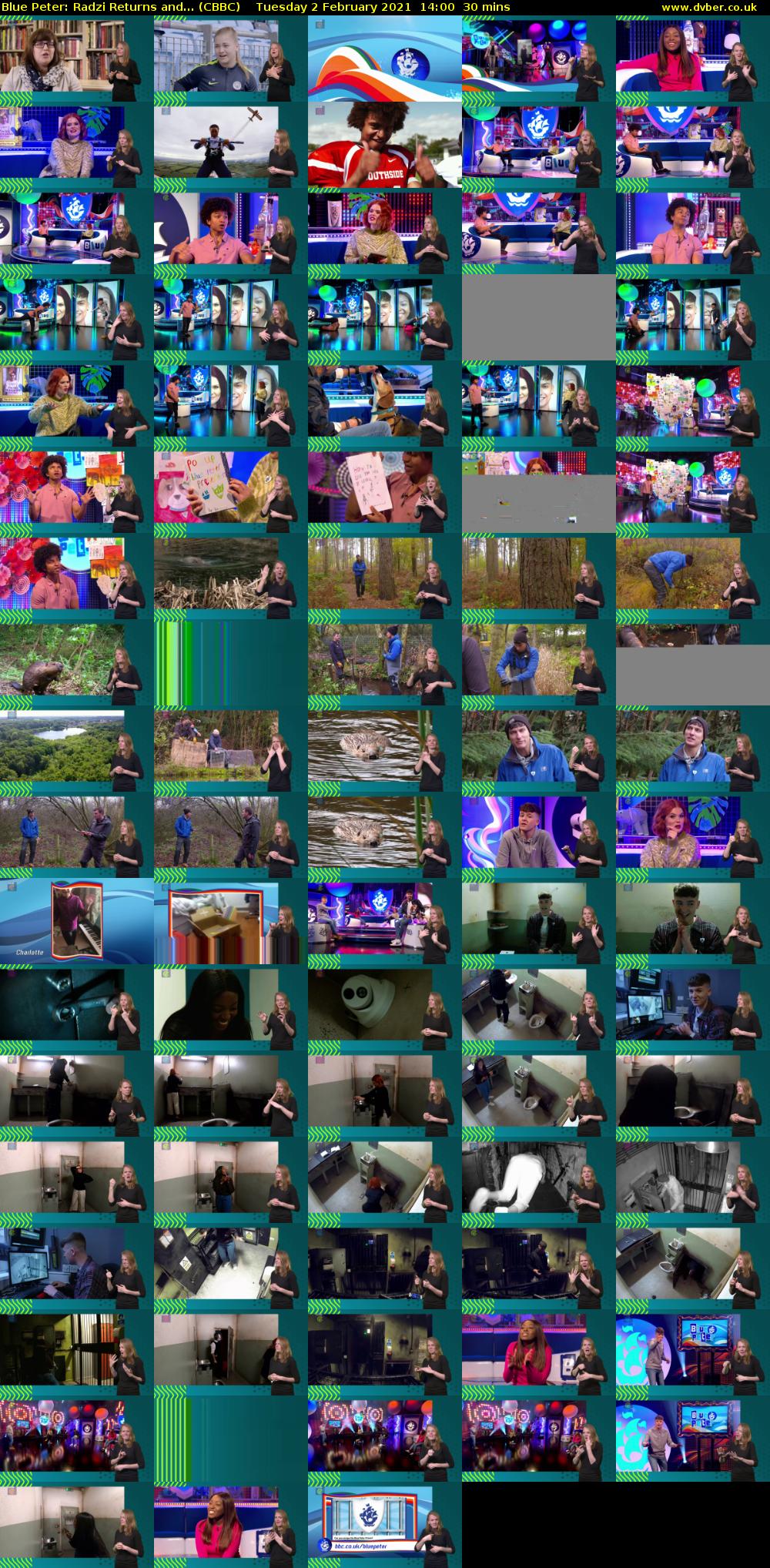 Blue Peter: Radzi Returns and... (CBBC) Tuesday 2 February 2021 14:00 - 14:30
