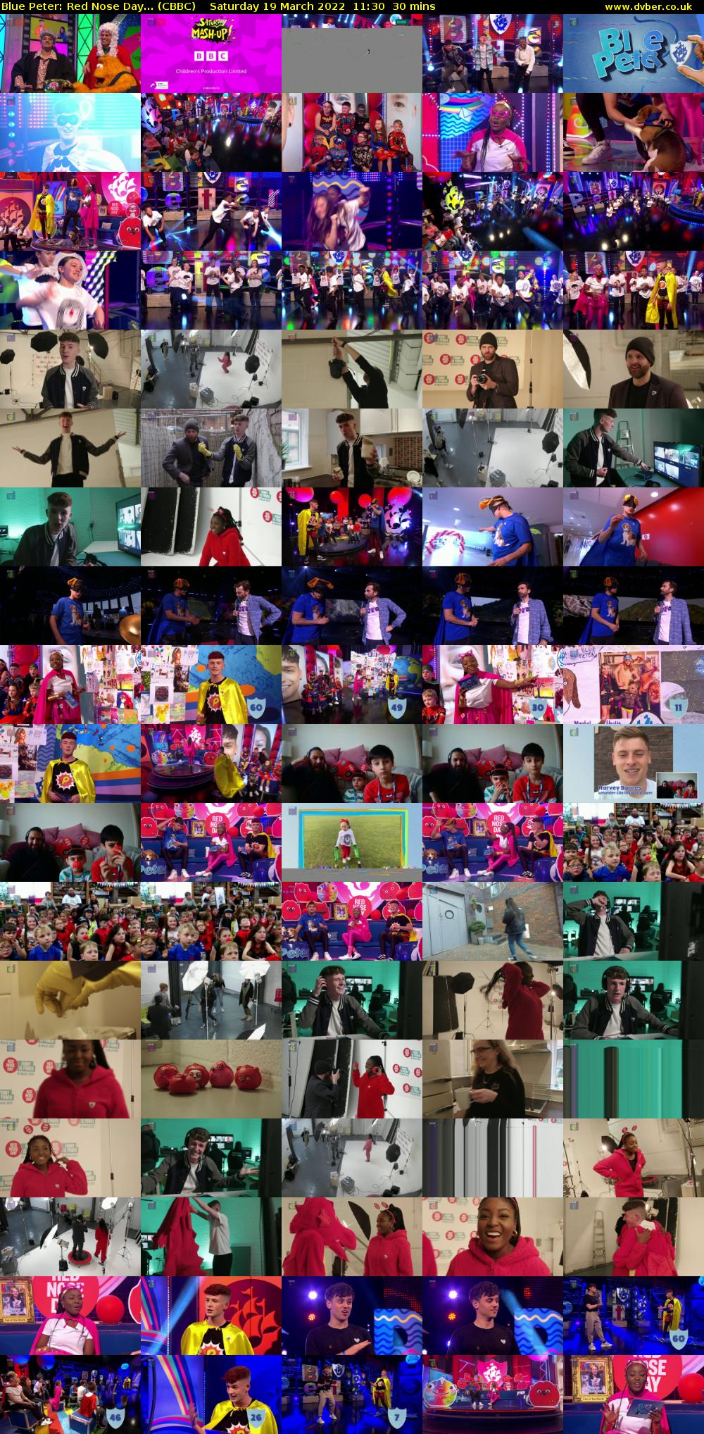 Blue Peter: Red Nose Day... (CBBC) Saturday 19 March 2022 11:30 - 12:00