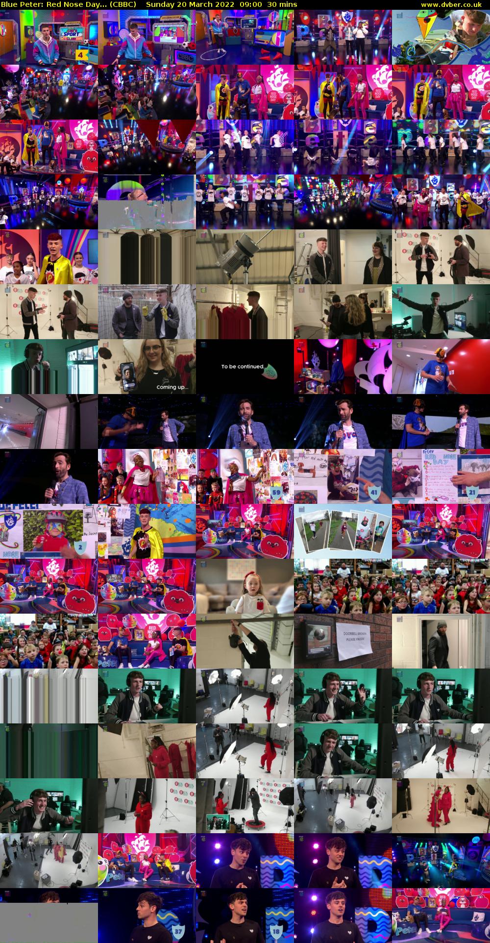 Blue Peter: Red Nose Day... (CBBC) Sunday 20 March 2022 09:00 - 09:30