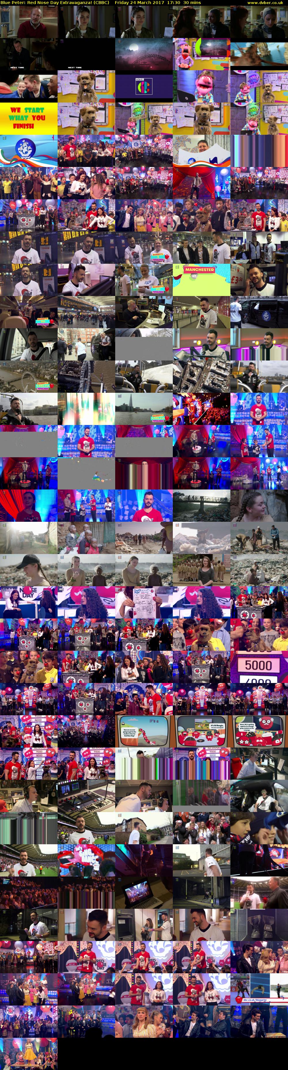 Blue Peter: Red Nose Day Extravaganza! (CBBC) Friday 24 March 2017 17:30 - 18:00