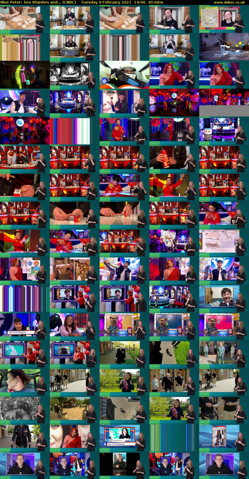 Blue Peter: Sea Shanties and... (CBBC) Tuesday 9 February 2021 14:00 - 14:30