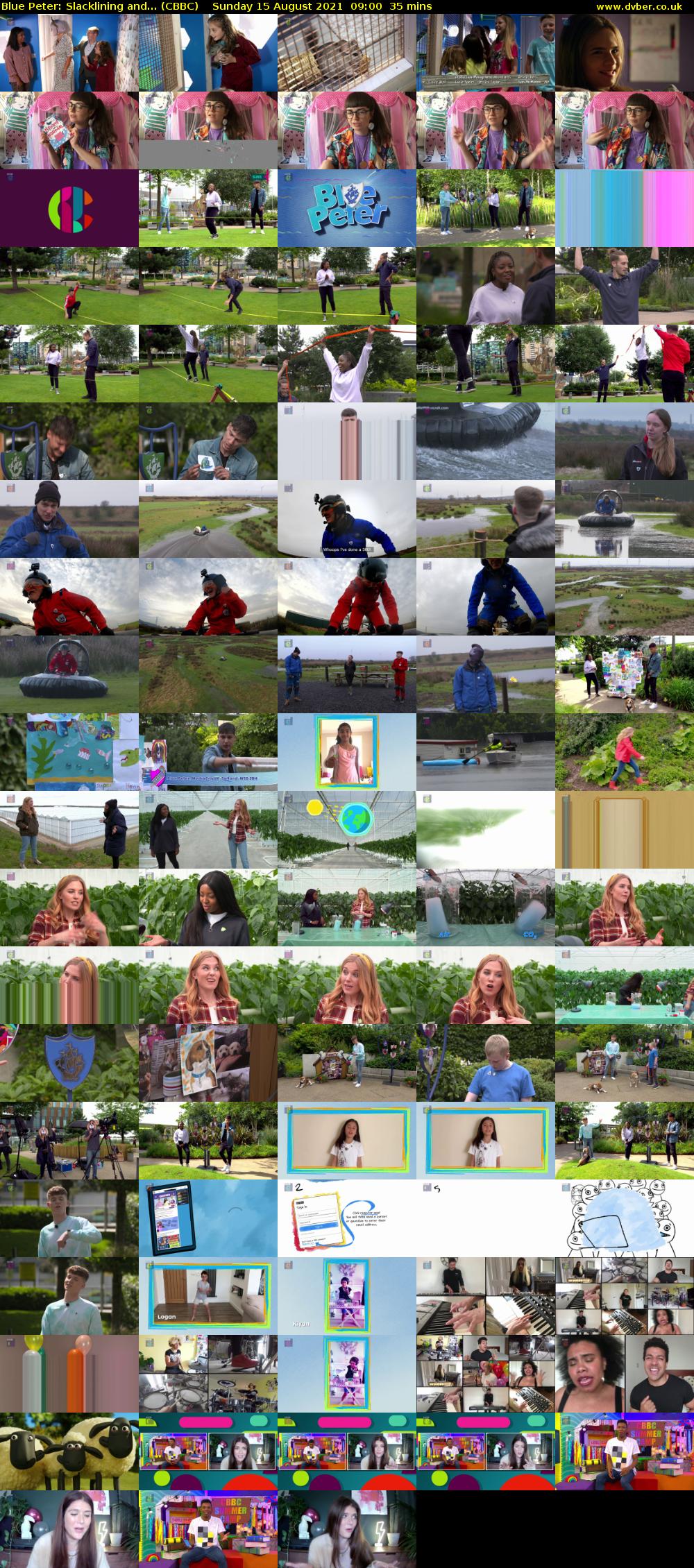 Blue Peter: Slacklining and... (CBBC) Sunday 15 August 2021 09:00 - 09:35