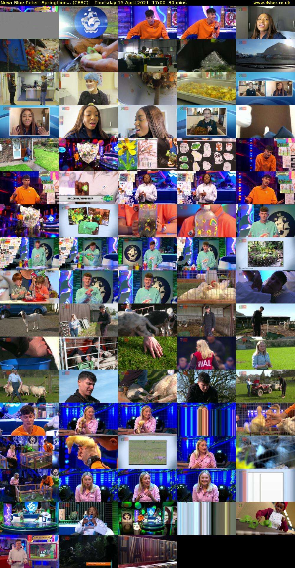 Blue Peter: Springtime... (CBBC) Thursday 15 April 2021 17:00 - 17:30