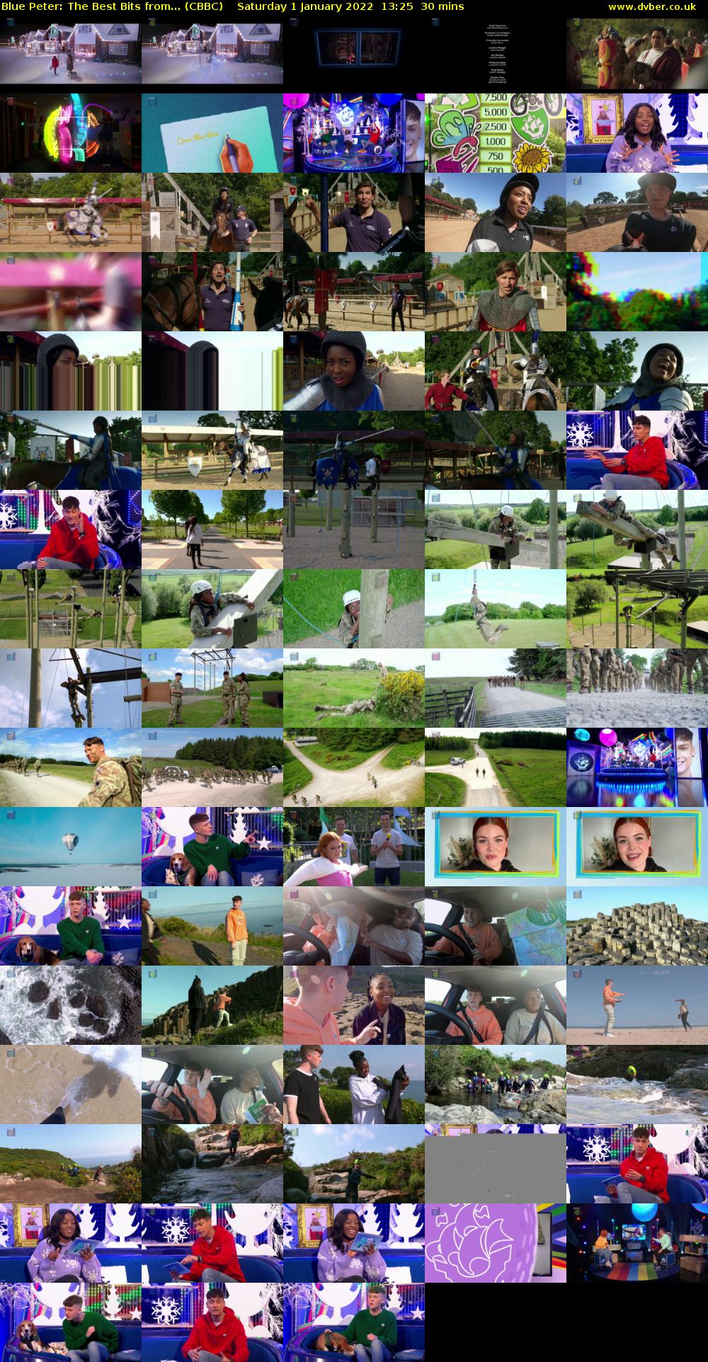 Blue Peter: The Best Bits from... (CBBC) Saturday 1 January 2022 13:25 - 13:55