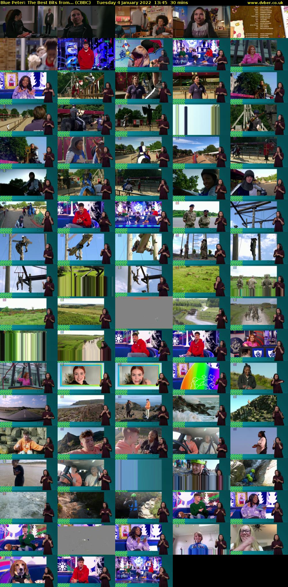 Blue Peter: The Best Bits from... (CBBC) Tuesday 4 January 2022 13:45 - 14:15