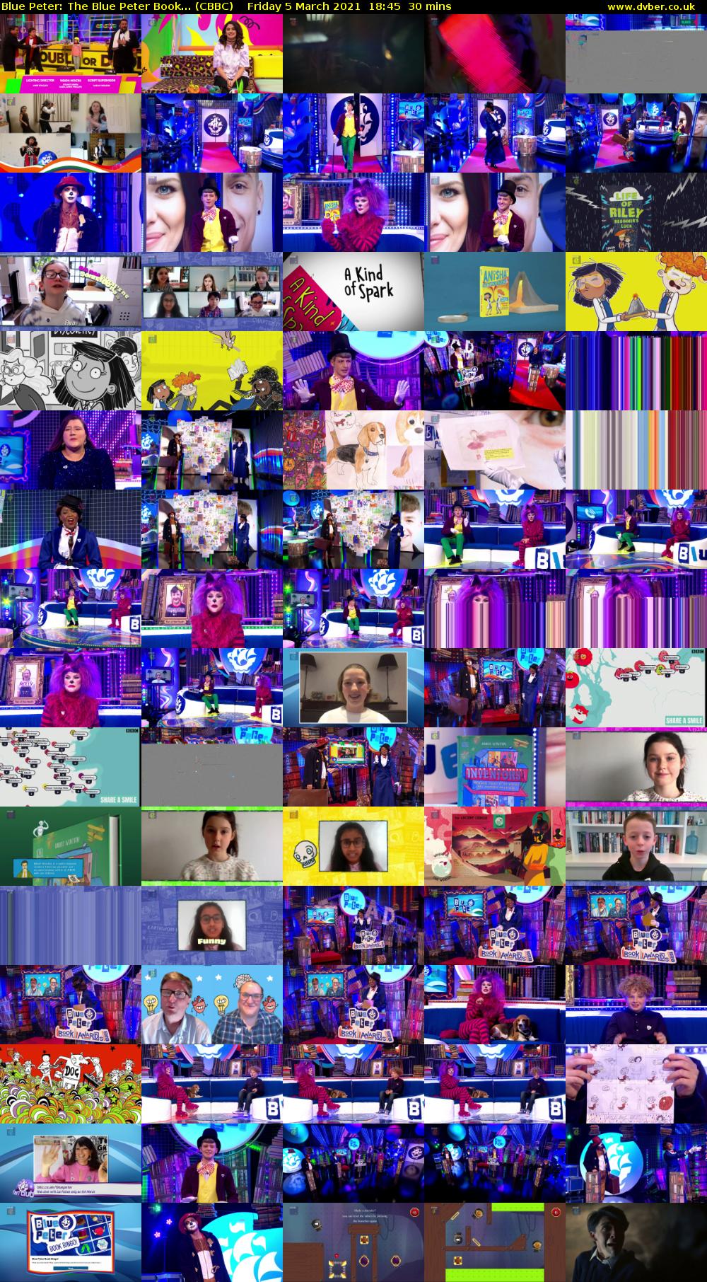 Blue Peter: The Blue Peter Book... (CBBC) Friday 5 March 2021 18:45 - 19:15