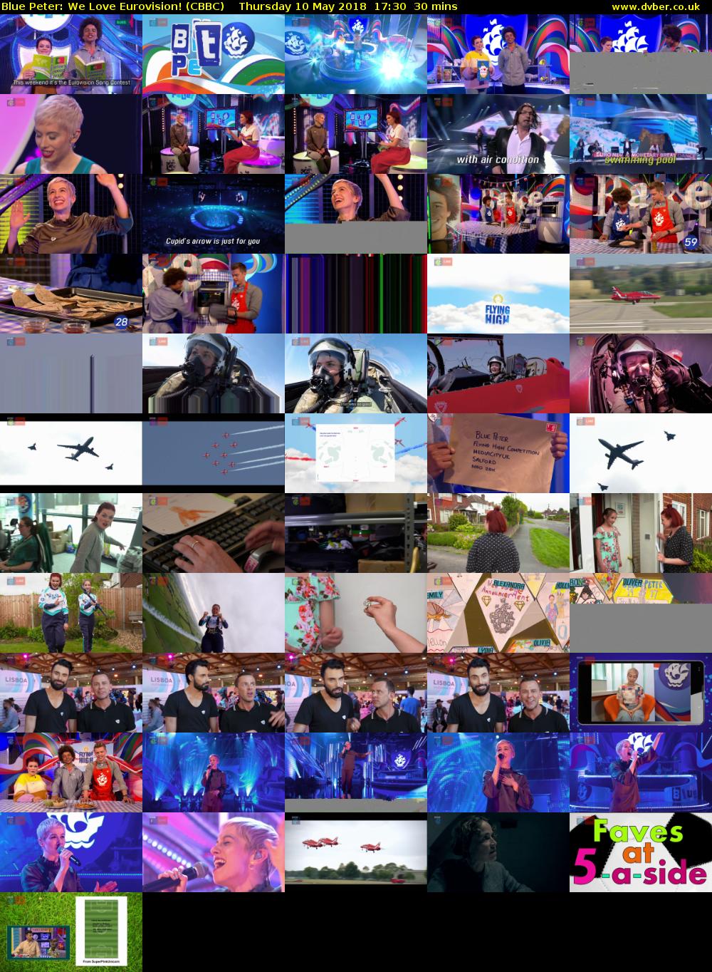 Blue Peter: We Love Eurovision! (CBBC) Thursday 10 May 2018 17:30 - 18:00