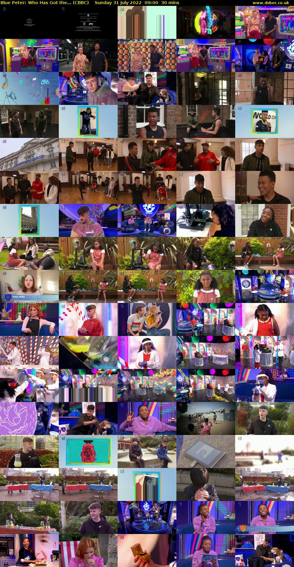 Blue Peter: Who Has Got the... (CBBC) Sunday 31 July 2022 09:00 - 09:30