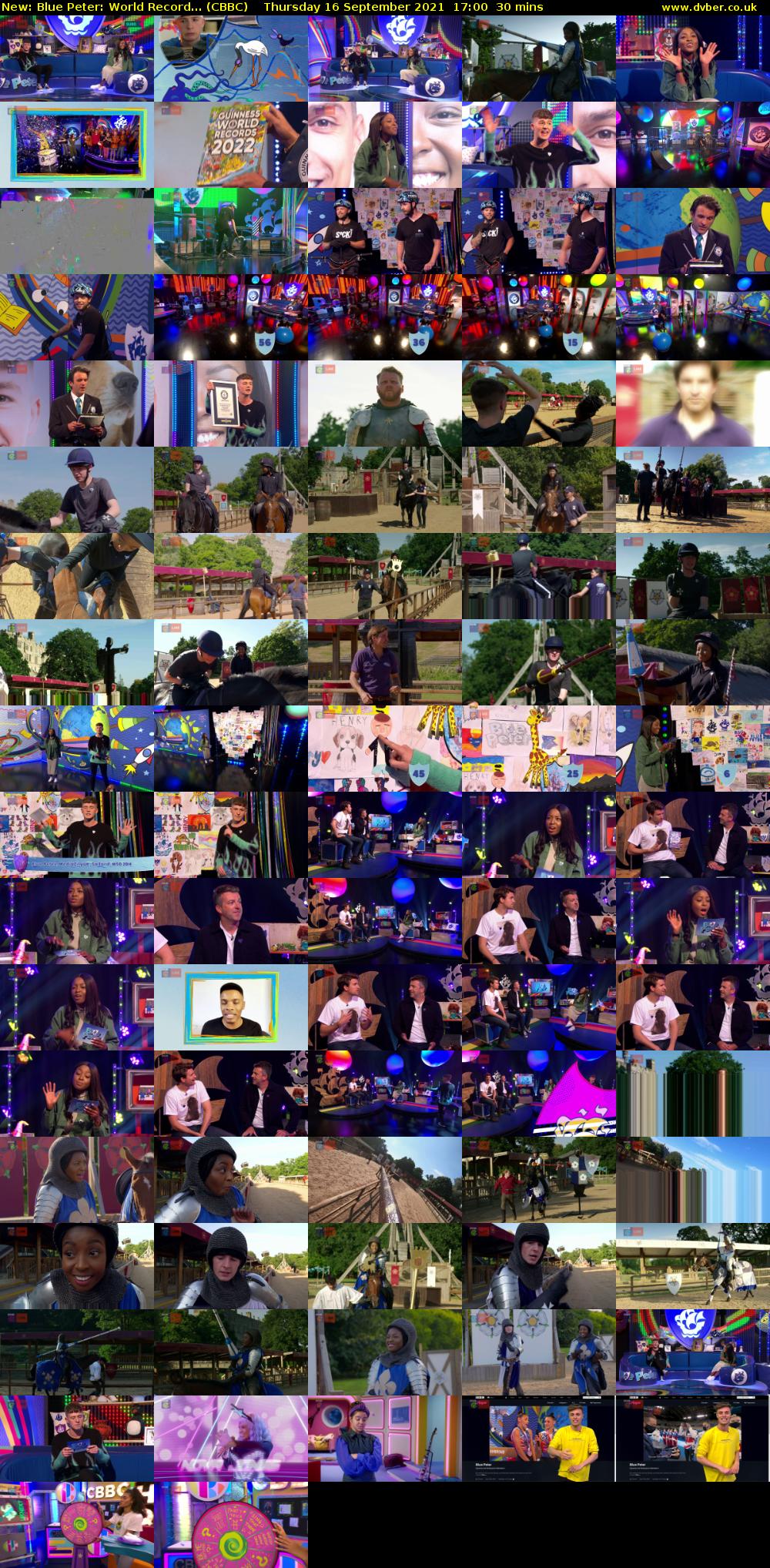 Blue Peter: World Record... (CBBC) Thursday 16 September 2021 17:00 - 17:30
