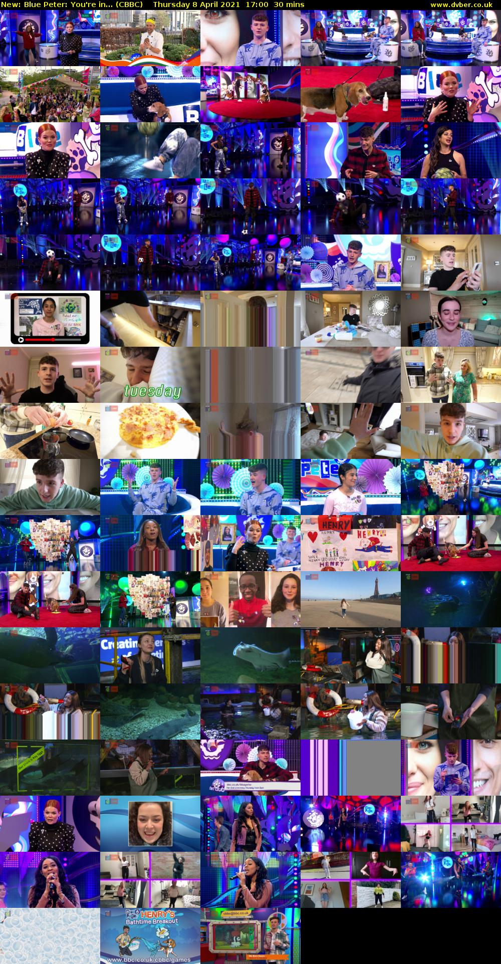Blue Peter: You're in... (CBBC) Thursday 8 April 2021 17:00 - 17:30