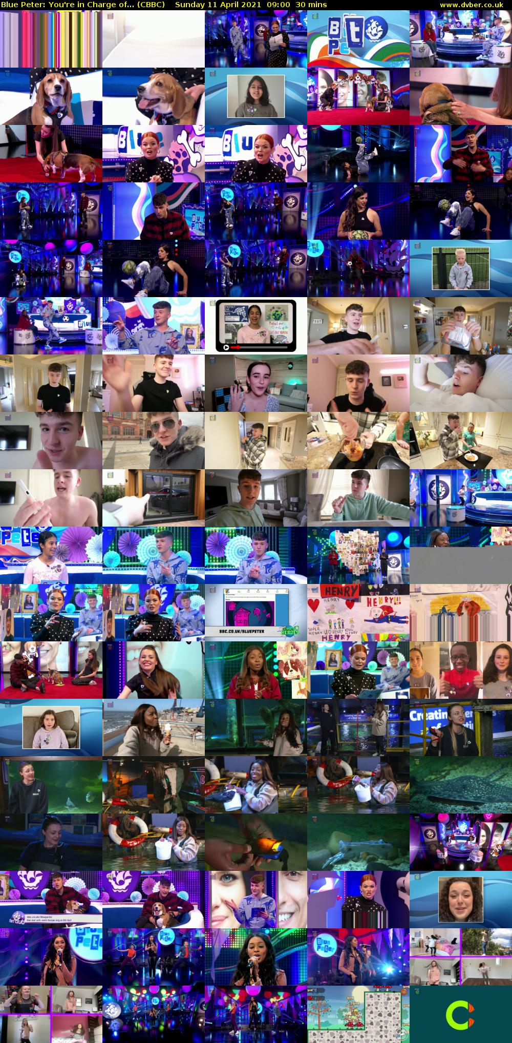 Blue Peter: You're in Charge of... (CBBC) Sunday 11 April 2021 09:00 - 09:30