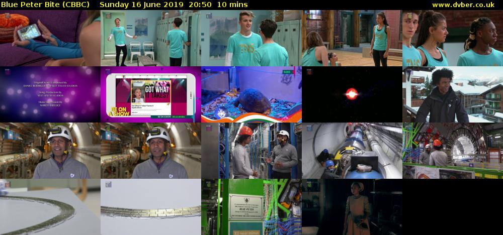 Blue Peter Bite (CBBC) Sunday 16 June 2019 20:50 - 21:00