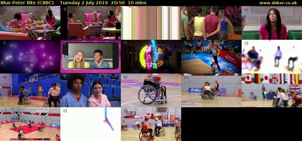 Blue Peter Bite (CBBC) Tuesday 2 July 2019 20:50 - 21:00