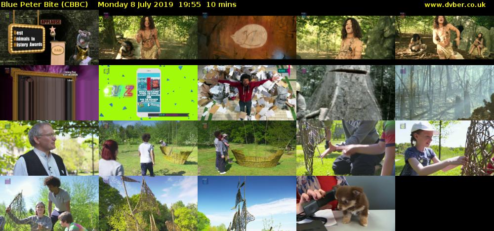 Blue Peter Bite (CBBC) Monday 8 July 2019 19:55 - 20:05