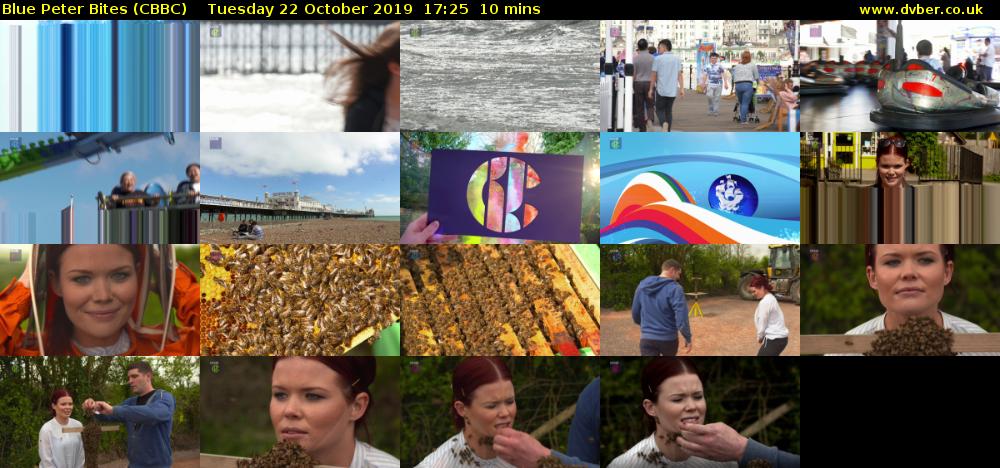 Blue Peter Bites (CBBC) Tuesday 22 October 2019 17:25 - 17:35