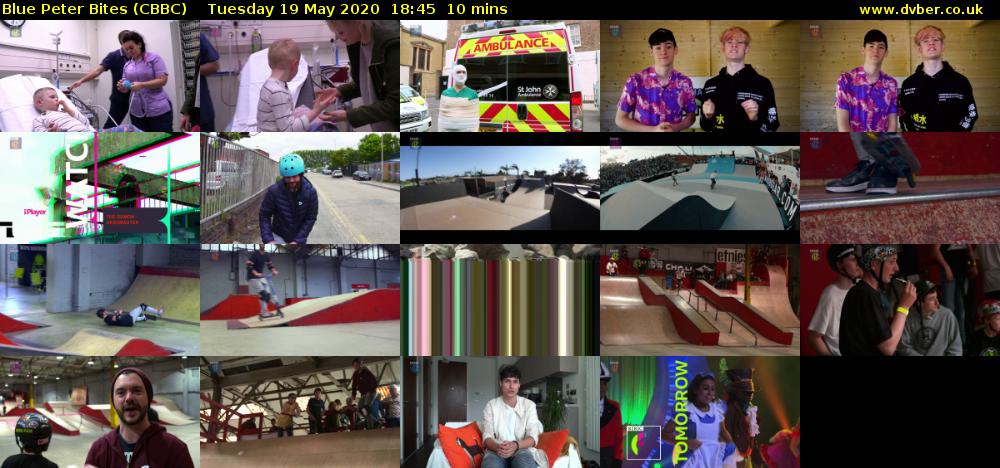 Blue Peter Bites (CBBC) Tuesday 19 May 2020 18:45 - 18:55