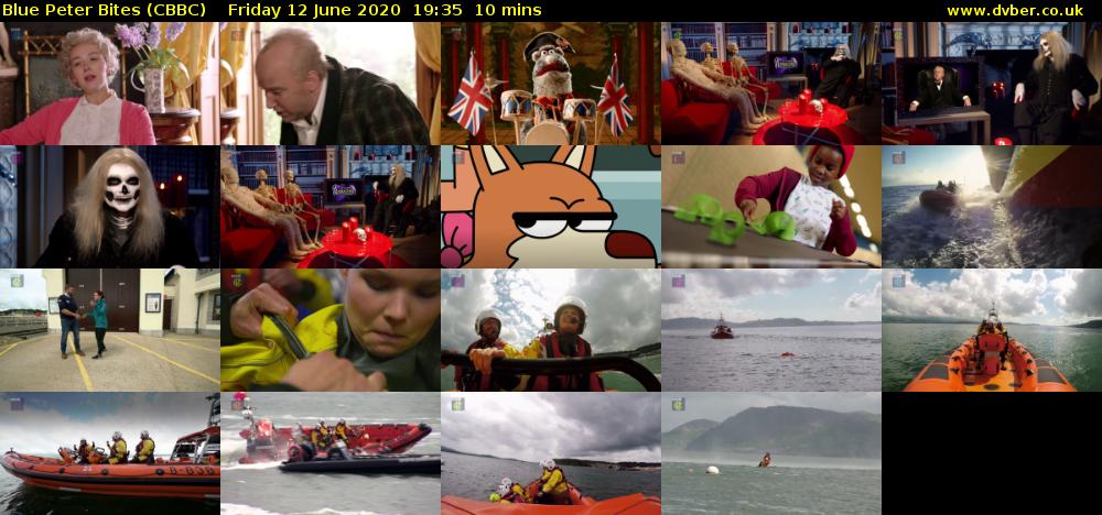 Blue Peter Bites (CBBC) Friday 12 June 2020 19:35 - 19:45