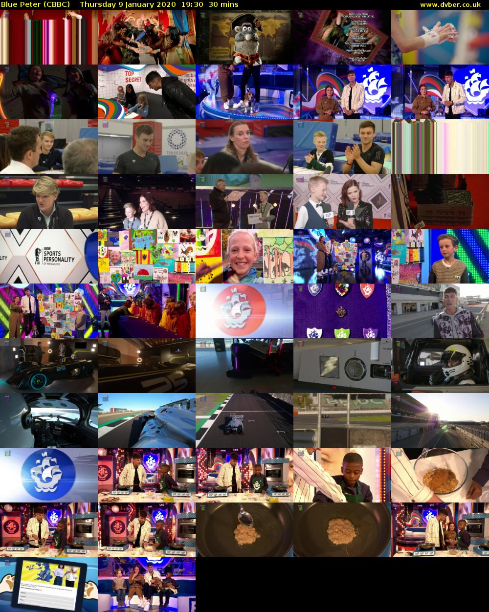 Blue Peter (CBBC) Thursday 9 January 2020 19:30 - 20:00