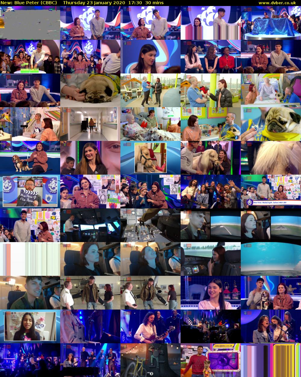 Blue Peter (CBBC) Thursday 23 January 2020 17:30 - 18:00