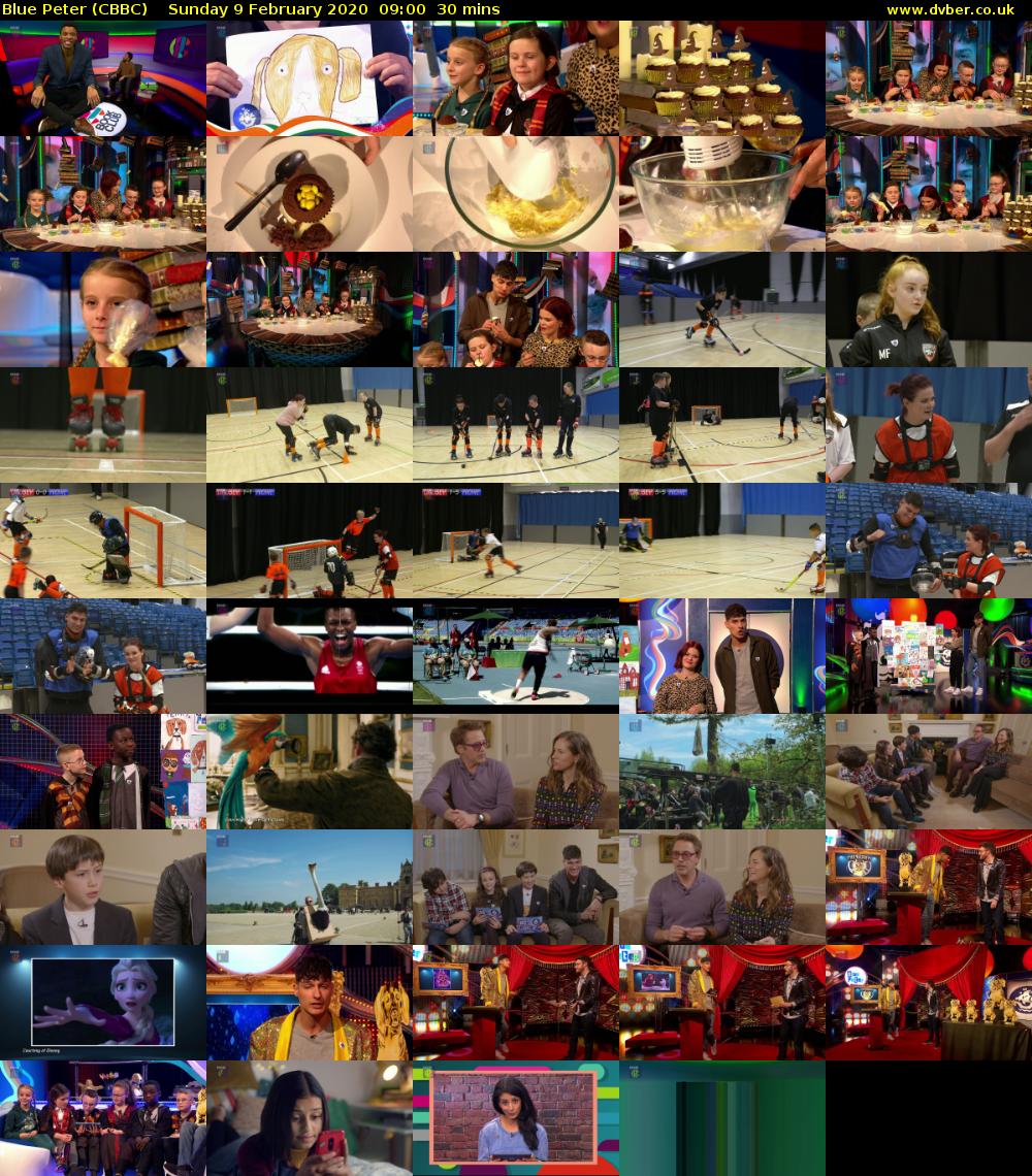 Blue Peter (CBBC) Sunday 9 February 2020 09:00 - 09:30
