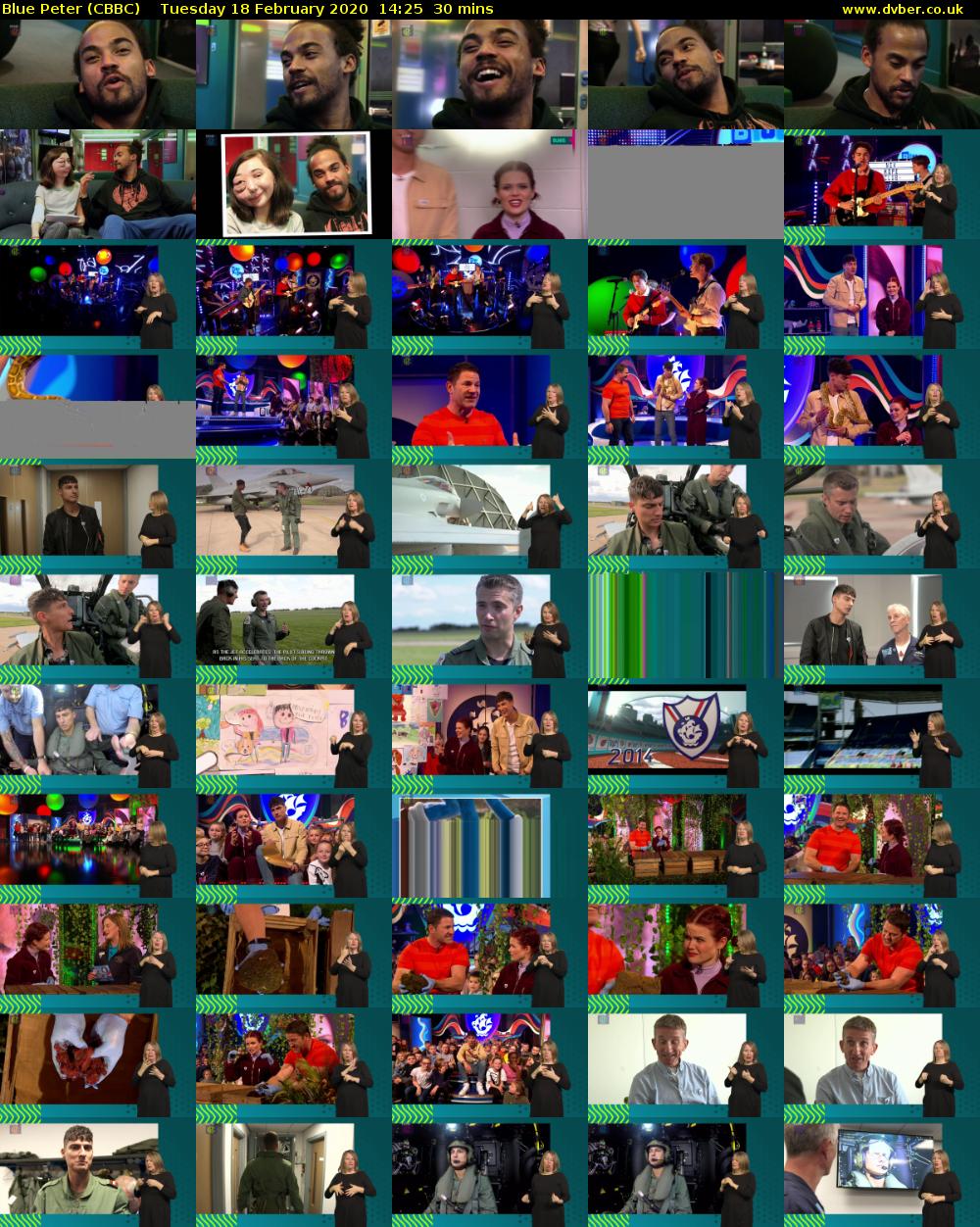 Blue Peter (CBBC) Tuesday 18 February 2020 14:25 - 14:55