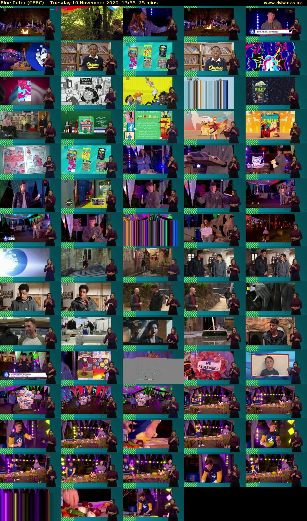 Blue Peter (CBBC) Tuesday 10 November 2020 13:55 - 14:20