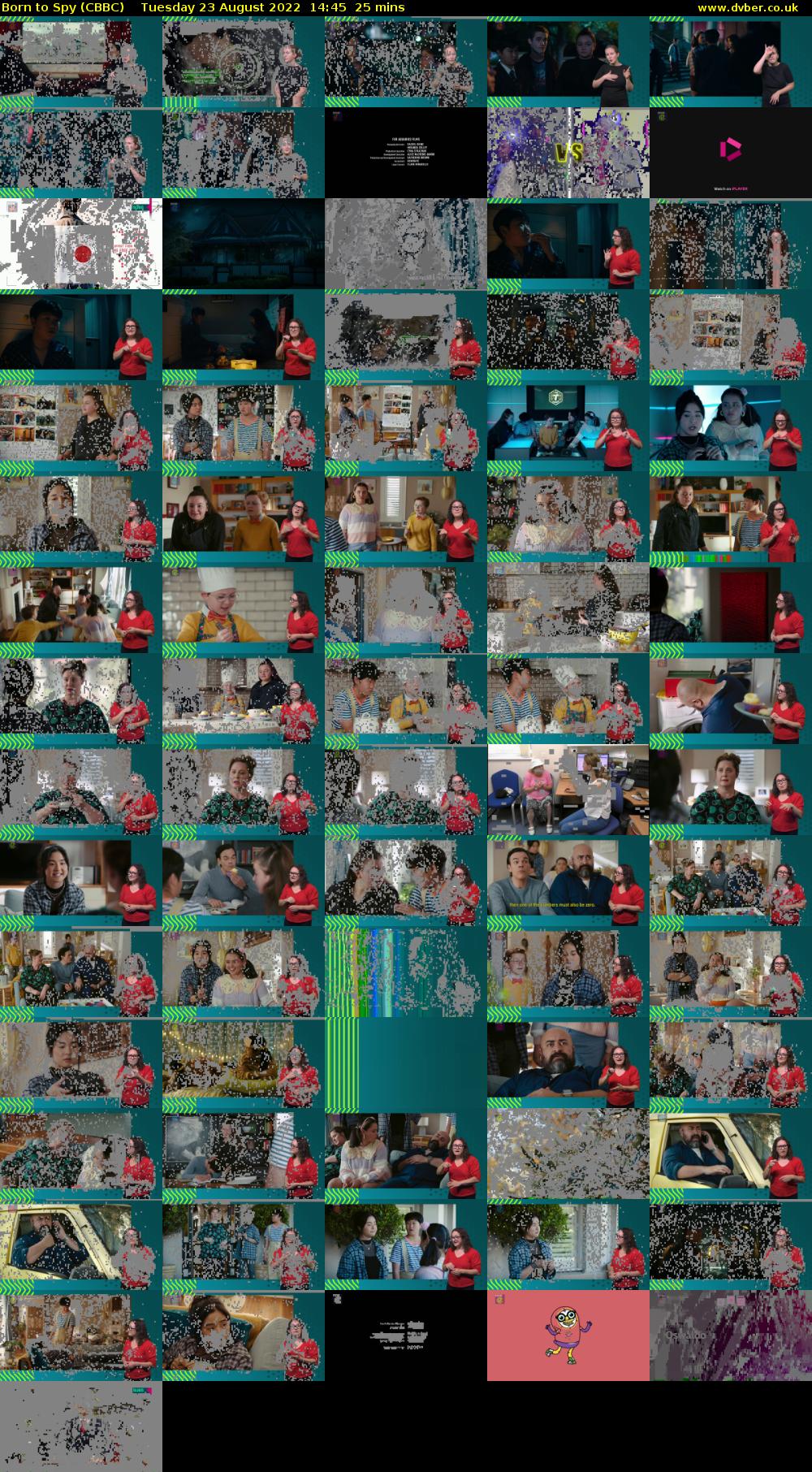 Born to Spy (CBBC) Tuesday 23 August 2022 14:45 - 15:10