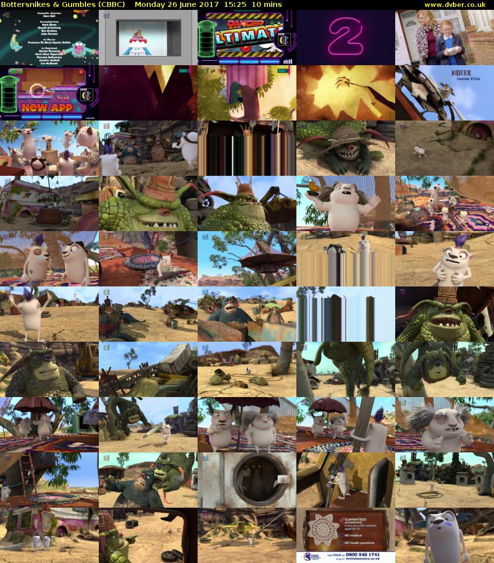 Bottersnikes & Gumbles (CBBC) Monday 26 June 2017 15:25 - 15:35