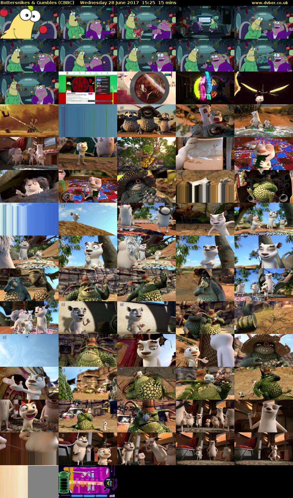 Bottersnikes & Gumbles (CBBC) Wednesday 28 June 2017 15:25 - 15:40
