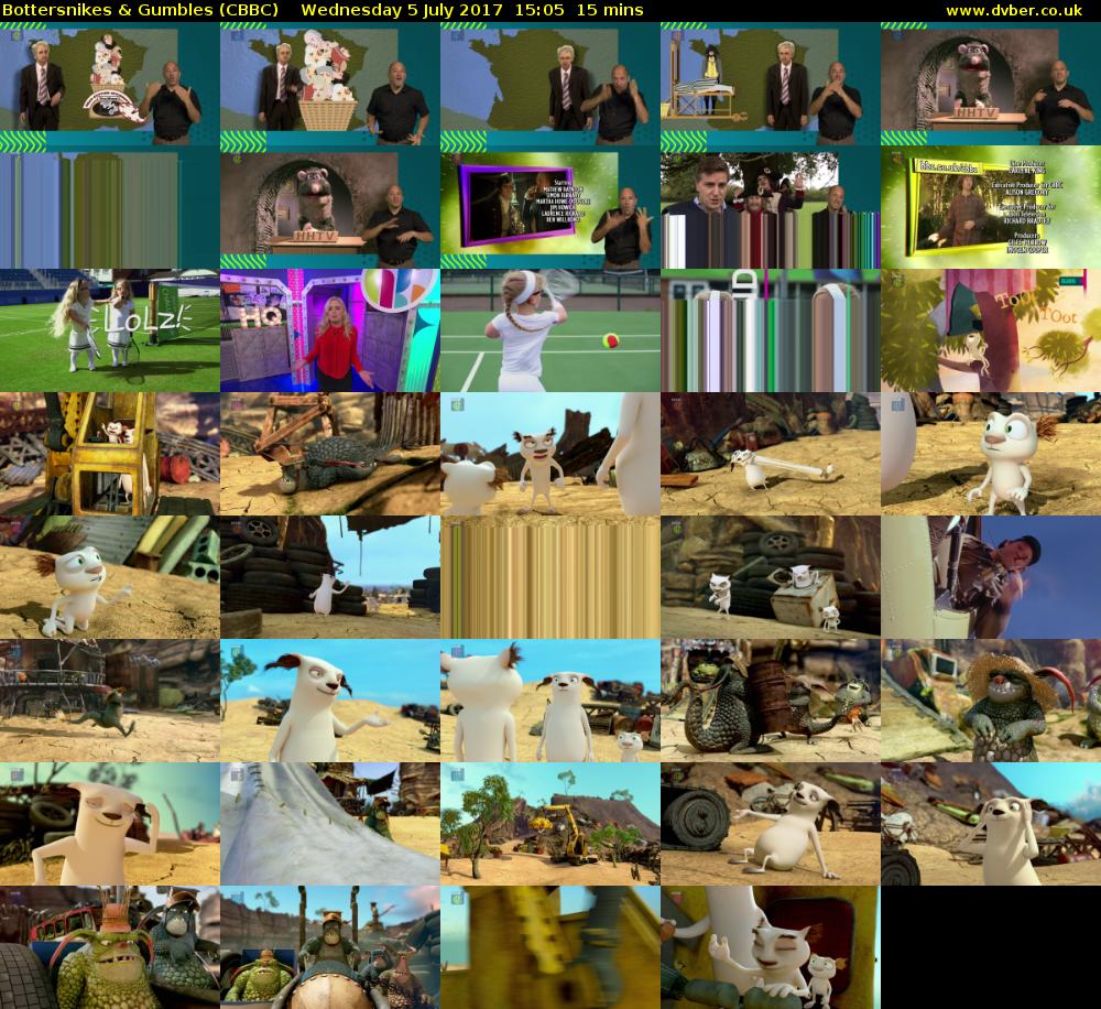 Bottersnikes & Gumbles (CBBC) Wednesday 5 July 2017 15:05 - 15:20
