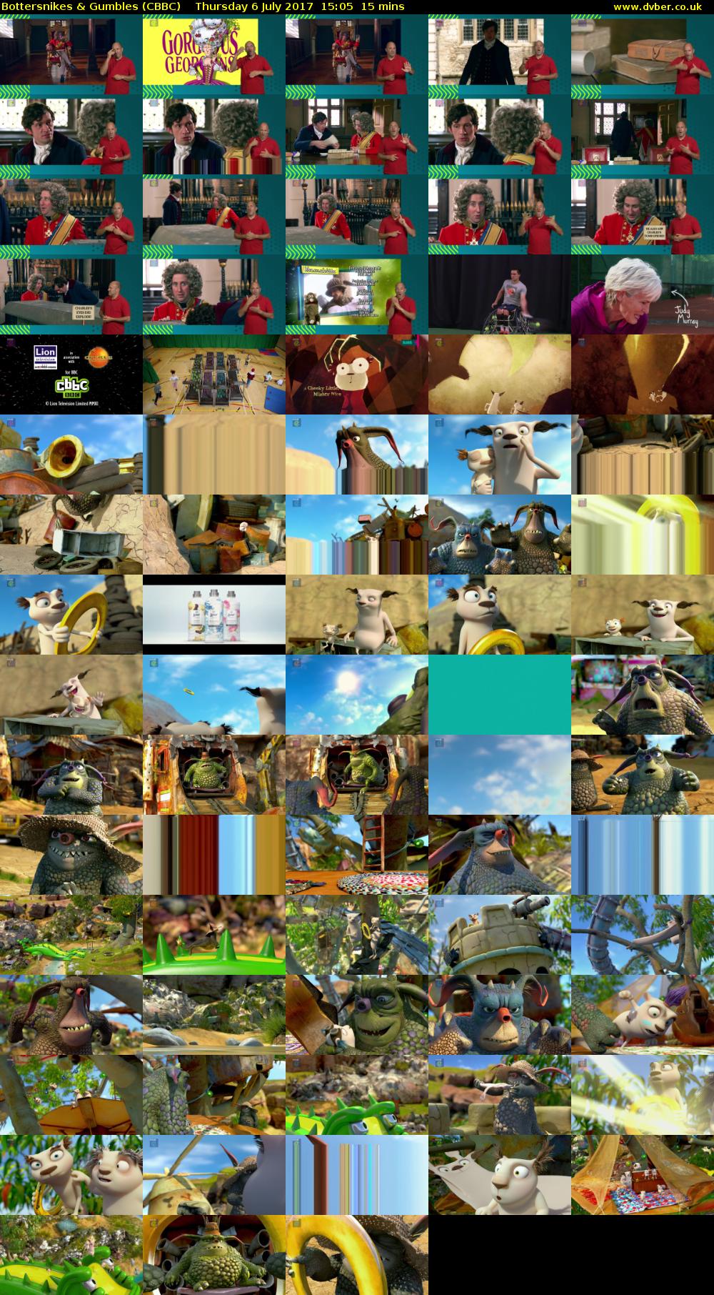 Bottersnikes & Gumbles (CBBC) Thursday 6 July 2017 15:05 - 15:20