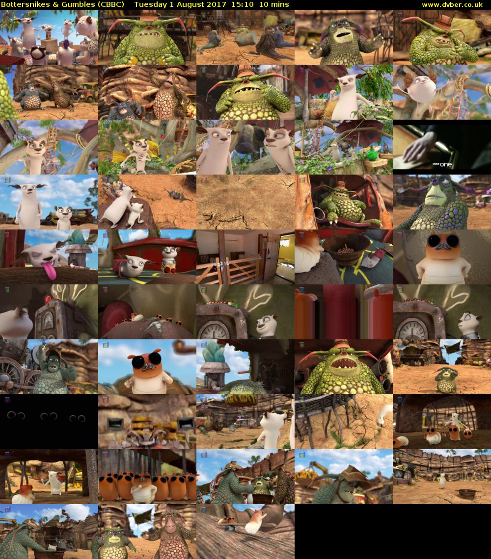 Bottersnikes & Gumbles (CBBC) Tuesday 1 August 2017 15:10 - 15:20