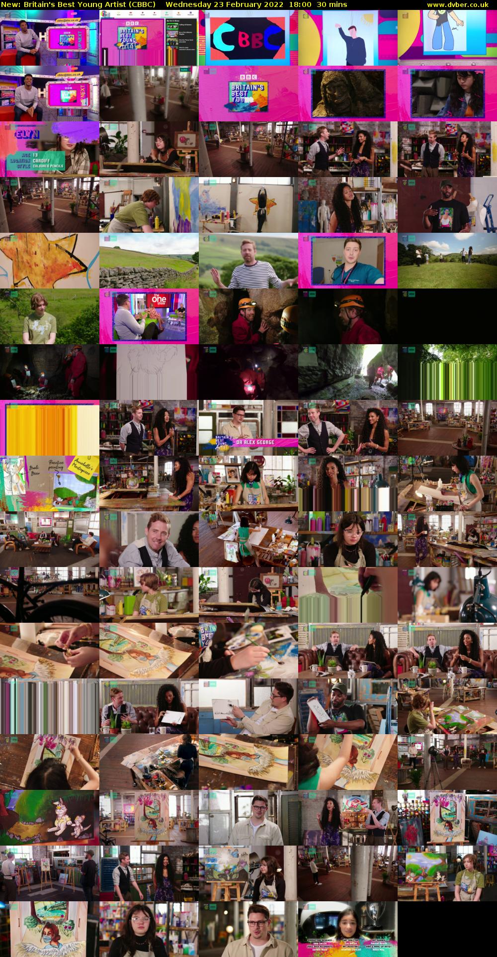 Britain's Best Young Artist (CBBC) Wednesday 23 February 2022 18:00 - 18:30