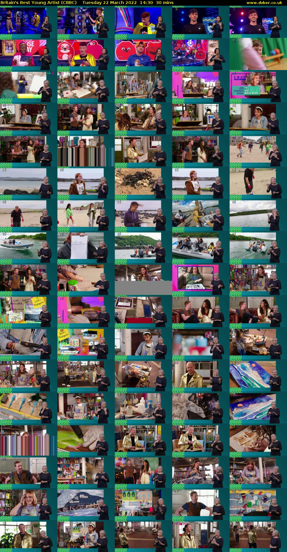 Britain's Best Young Artist (CBBC) Tuesday 22 March 2022 14:30 - 15:00