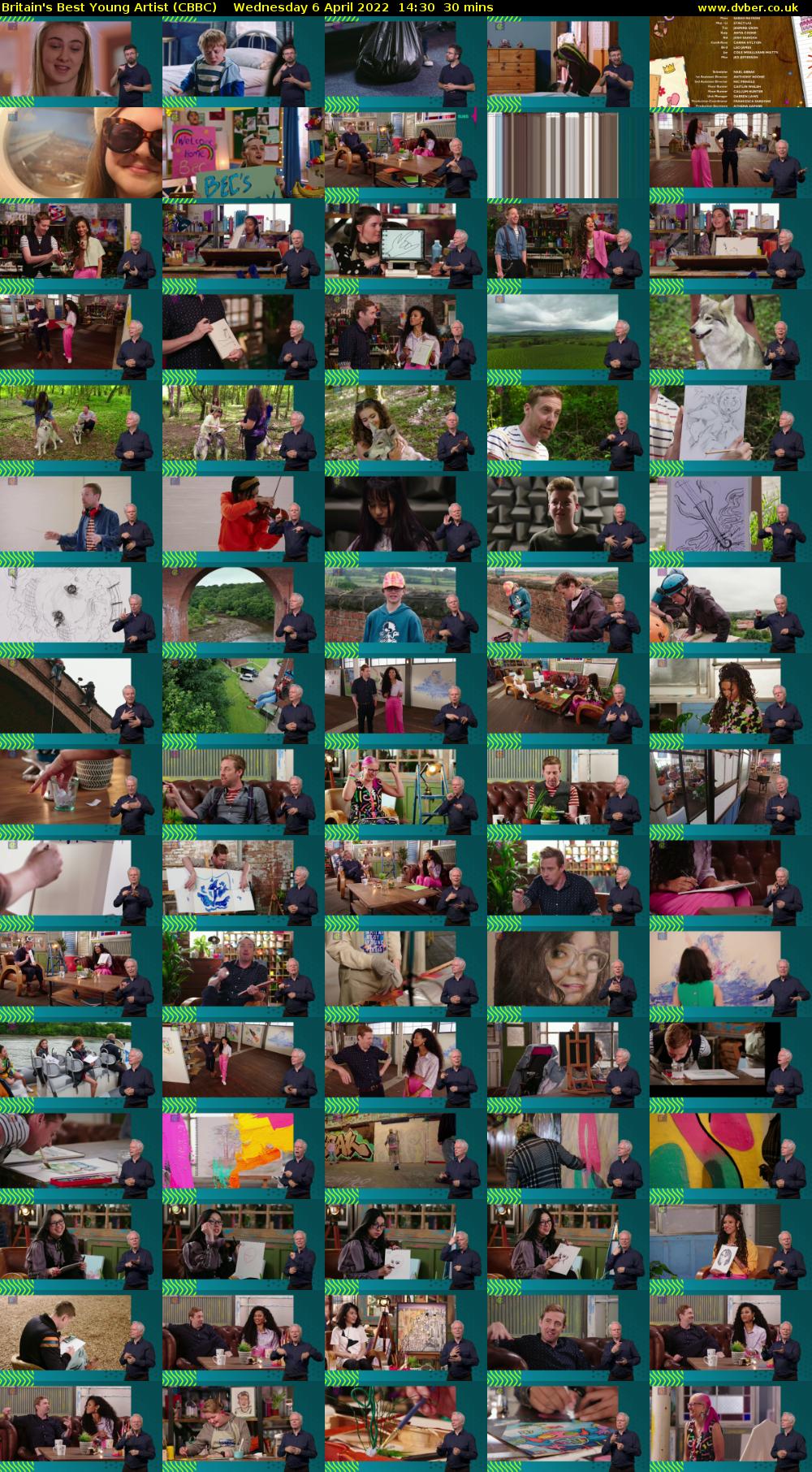 Britain's Best Young Artist (CBBC) Wednesday 6 April 2022 14:30 - 15:00