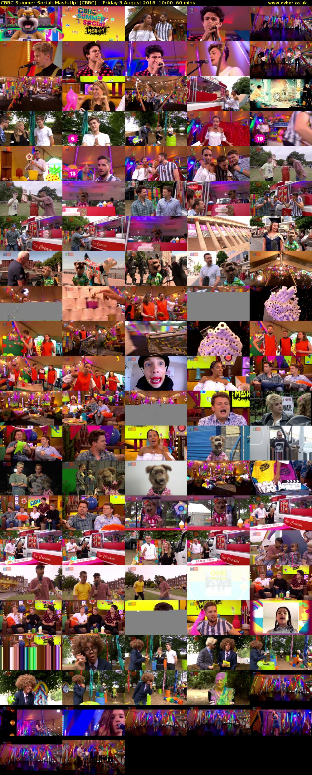 CBBC Summer Social: Mash-Up! (CBBC) Friday 3 August 2018 10:00 - 11:00