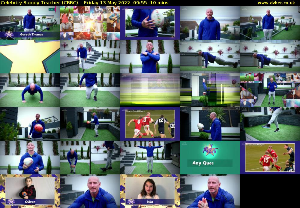 Celebrity Supply Teacher (CBBC) Friday 13 May 2022 09:55 - 10:05