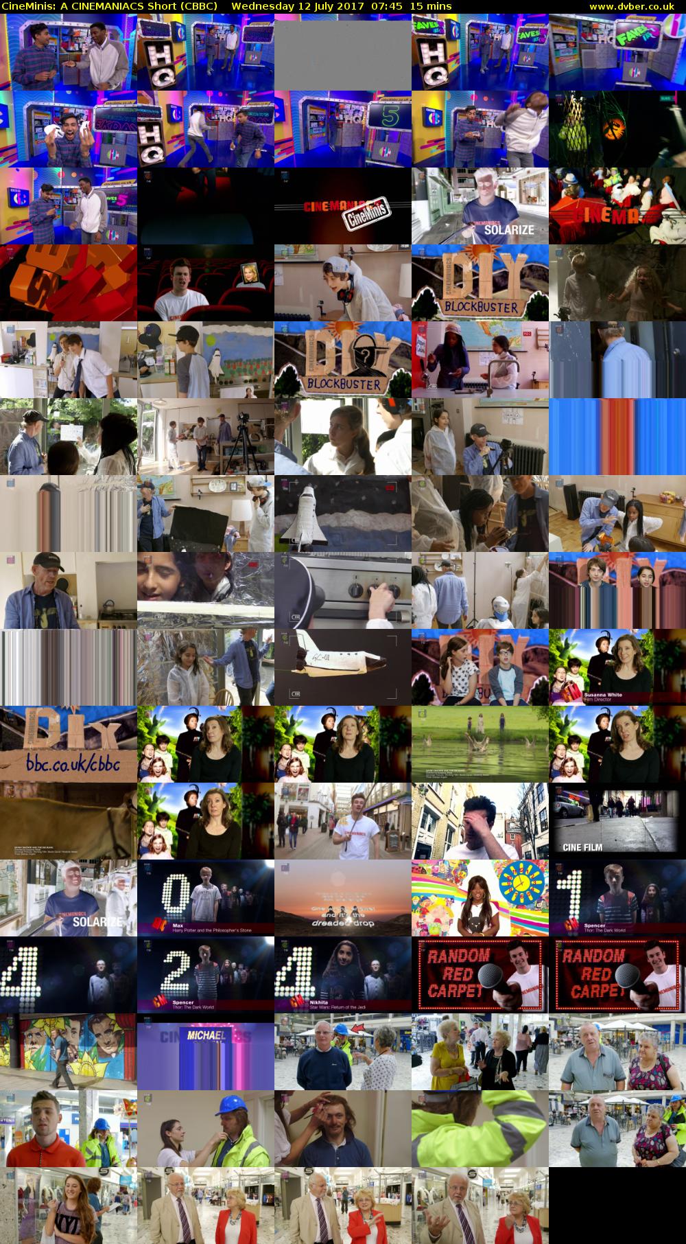 CineMinis: A CINEMANIACS Short (CBBC) Wednesday 12 July 2017 07:45 - 08:00