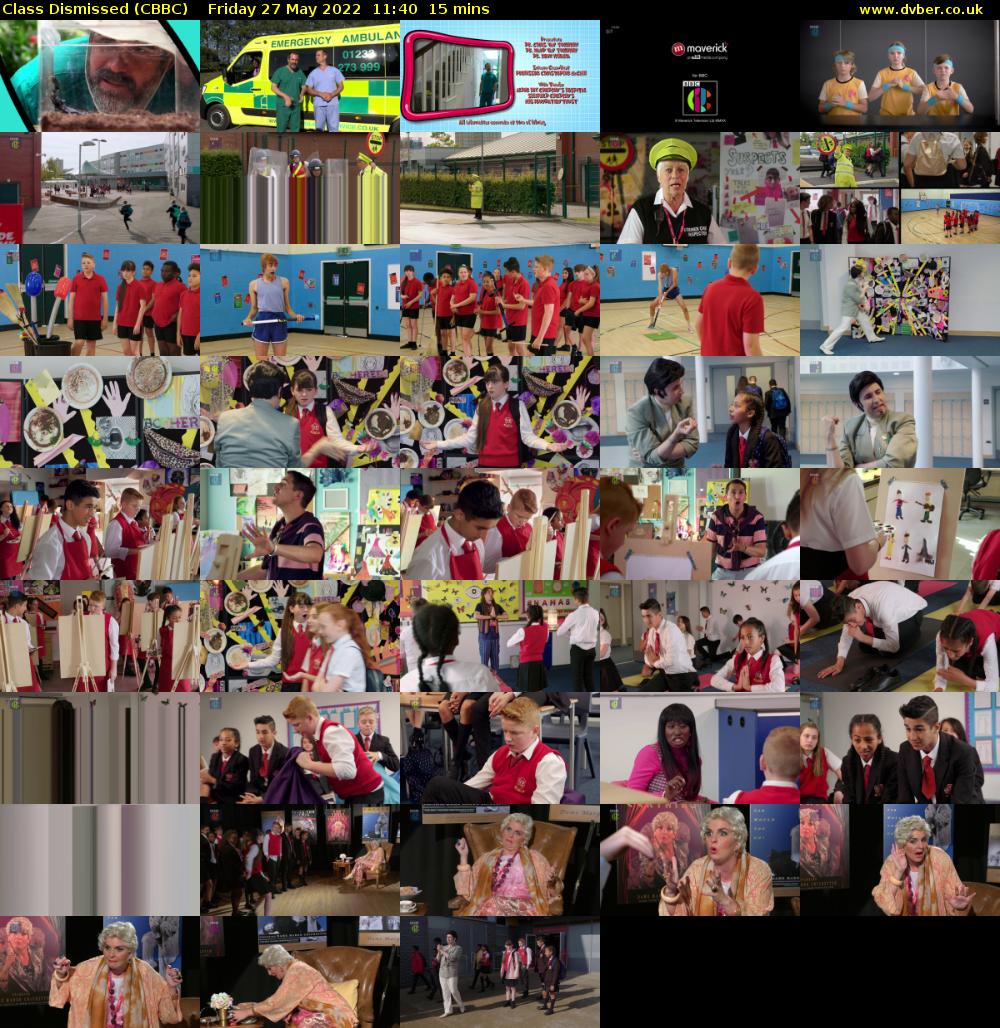 Class Dismissed (CBBC) Friday 27 May 2022 11:40 - 11:55