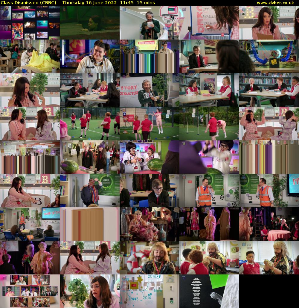 Class Dismissed (CBBC) Thursday 16 June 2022 11:45 - 12:00