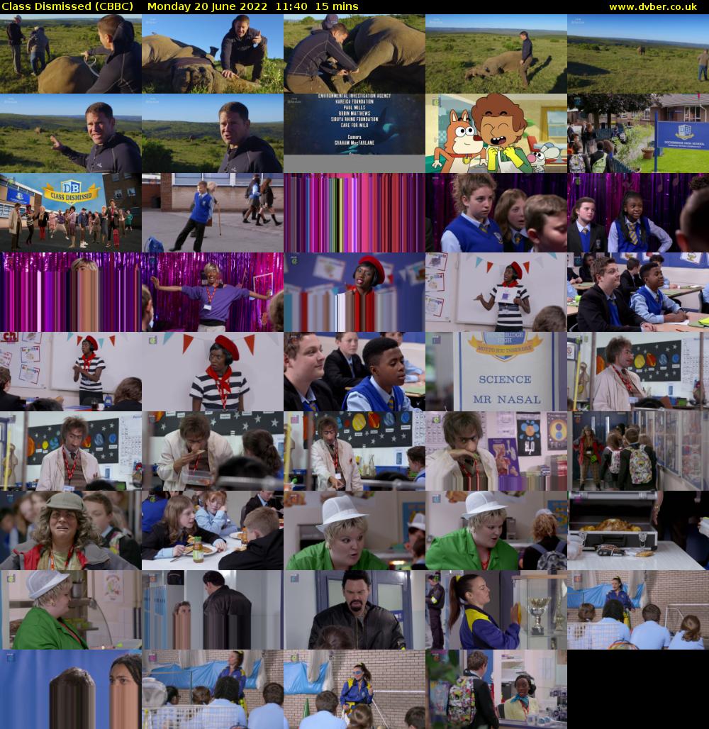 Class Dismissed (CBBC) Monday 20 June 2022 11:40 - 11:55