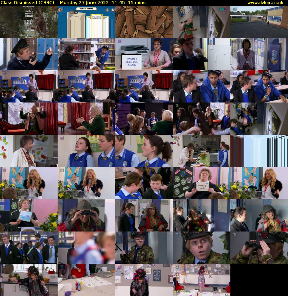 Class Dismissed (CBBC) Monday 27 June 2022 11:45 - 12:00
